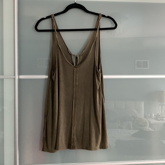 Olive Sleeveless Top - We The Free - Picture 2 of 2